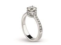 Anello Damiani Donna Vintage in Oro bianco Diamante 0.30 Ct 81048853 - 81048853